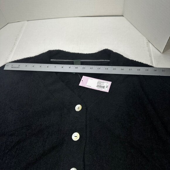 2 Piece Wild Fable Women's XXL Black Crop Sweater And Light Blue Ribbed T-Shirt - Picture 8 of 16